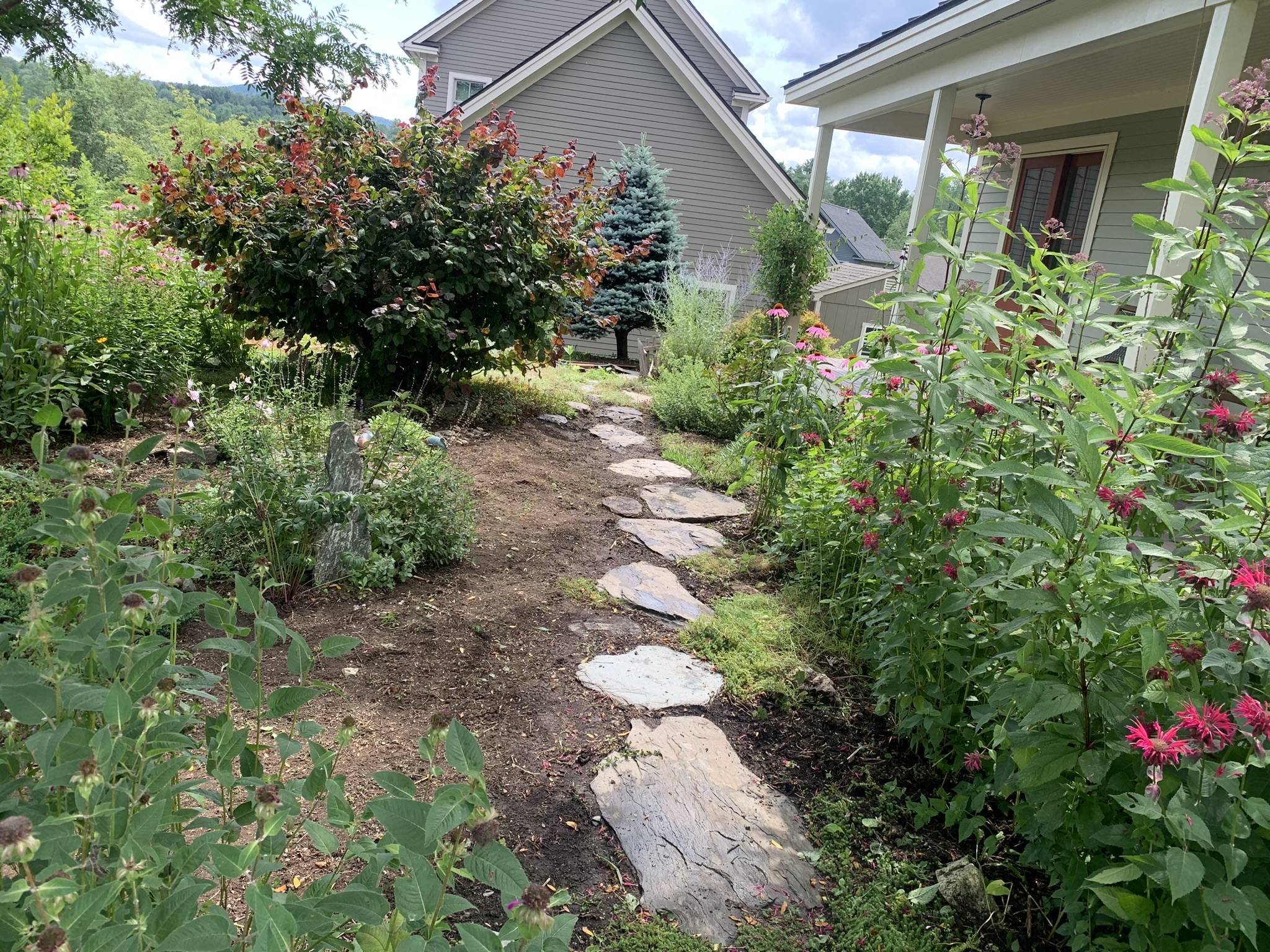 garden bed after work