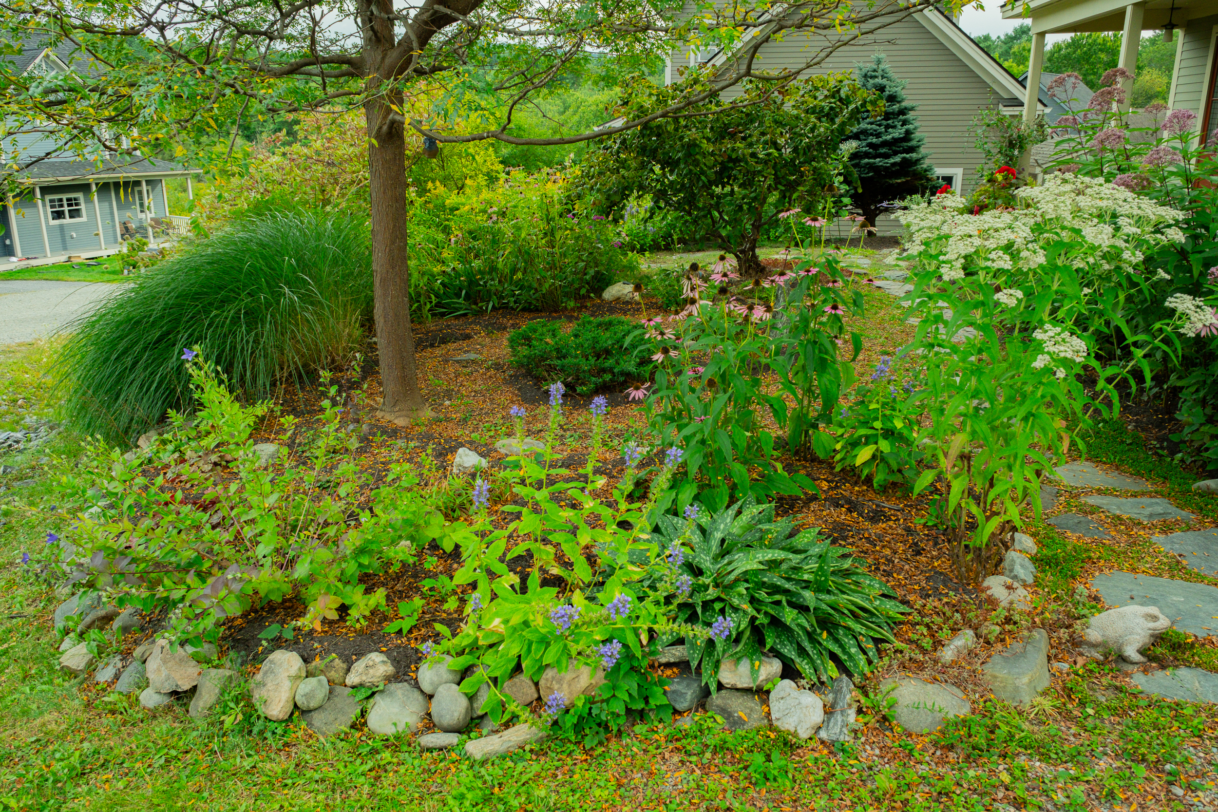 finished landscape work in vt